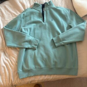 Men's Teal Half-Zip Pullover